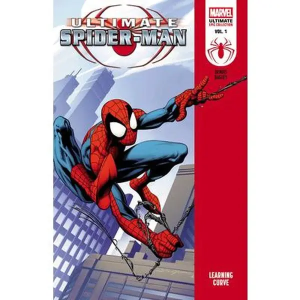 Ultimate Spider-Man Epic Collection: Learning Curve - Brian Michael Bendis, English Paperback Spider Comics & Manga (First Year of 21st-Century, Intense Personal Tragedy Themed), 1.3 Lbs