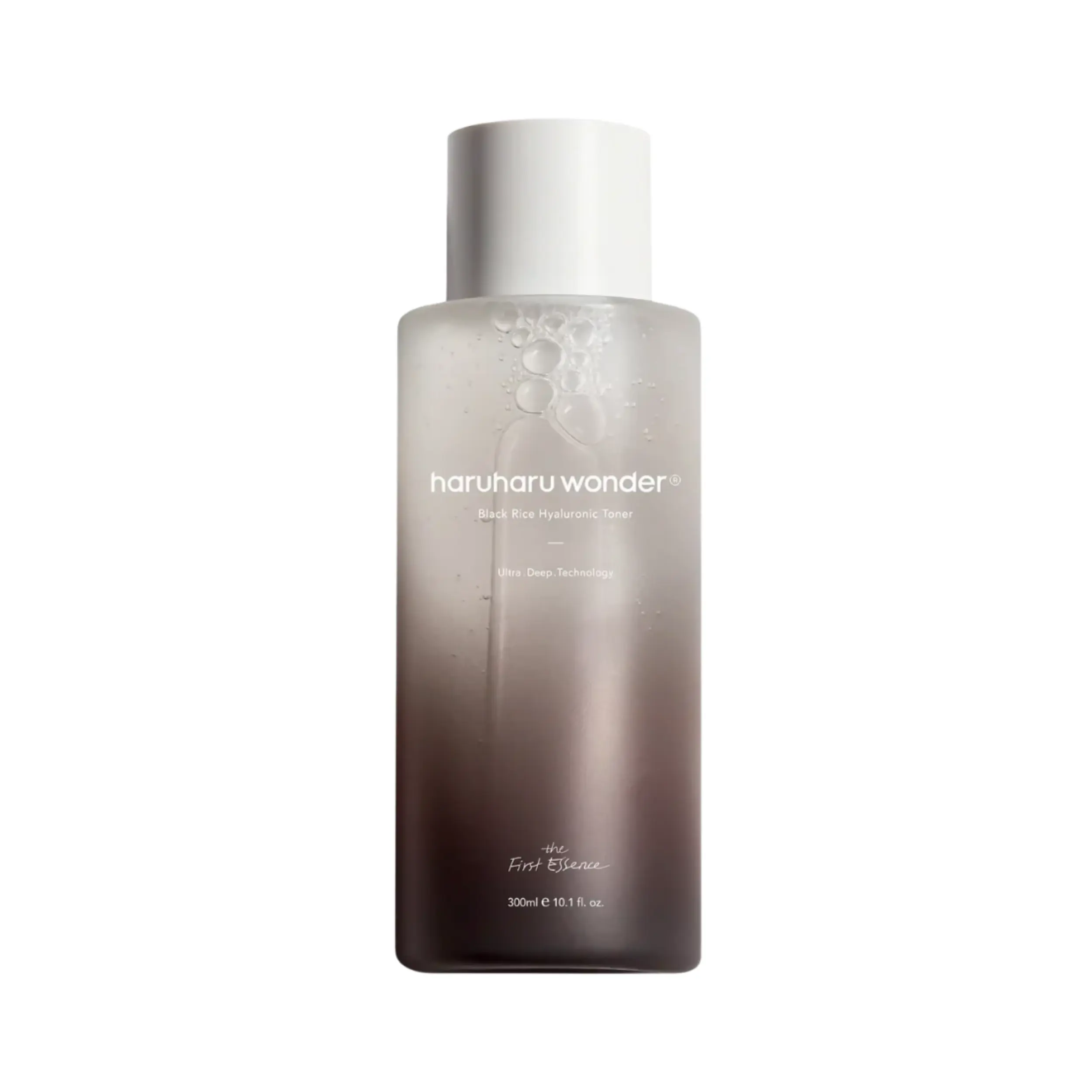 [HaruHaru Wonder] Black Rice Hyaluronic Toner 300ml, Alcohol Free, Fragrance Free, Vegan, Crurelty Free, EWG-Green