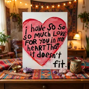 1 piece, so affectionate — artistic wall poster with romantic quotes, perfect gift for couples, suitable for Valentine's Day, anniversaries, birthdays, weddings. High-definition canvas poster, suitable for home, living room, bedroom