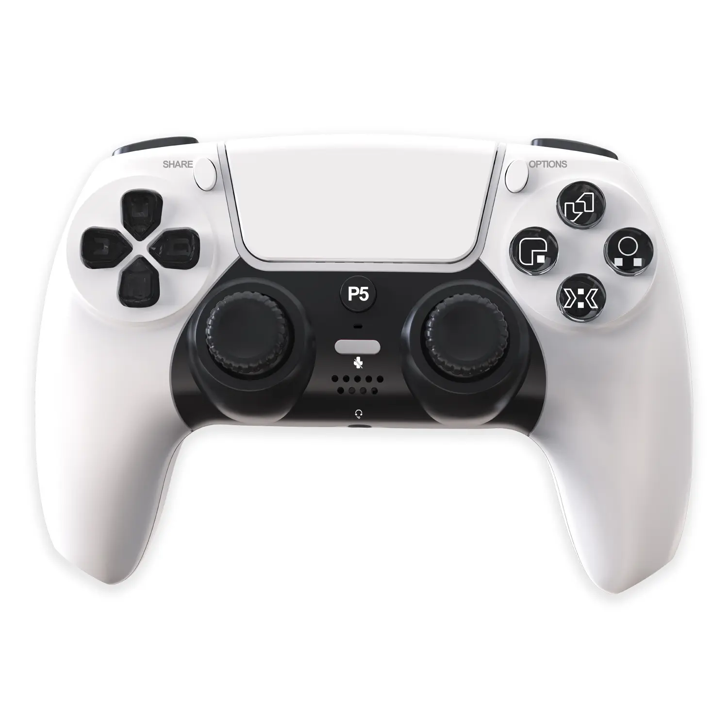Wireless Bluetooth PS5 Controller - Gaming Controller for PS5 with Light Bar, 6-Axis Vibration, Hall Effect, Ergonomic Grip, Axial Gyroscope