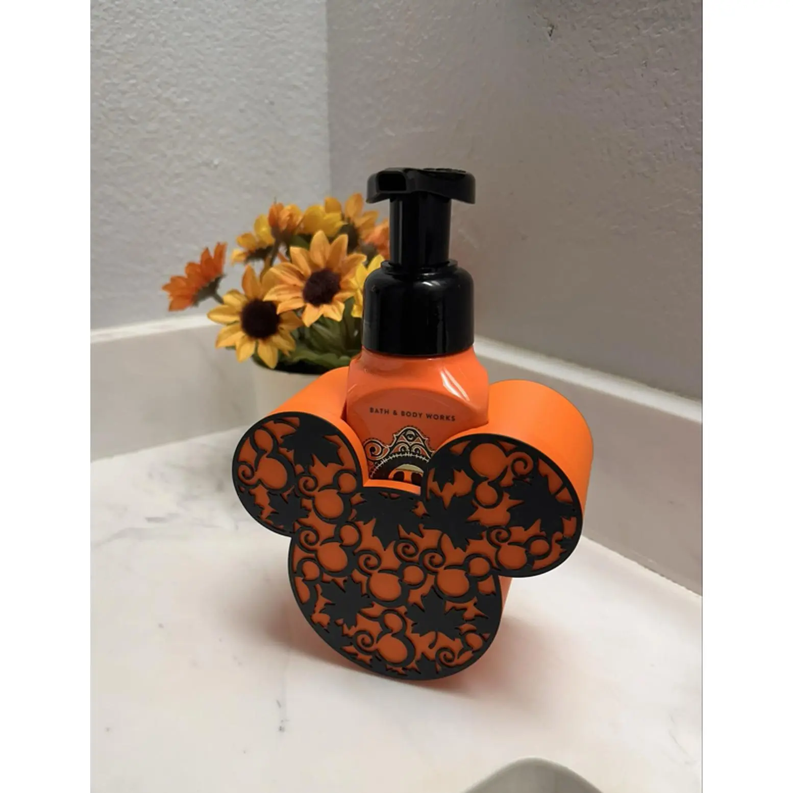 Soap Dispenser Holder! Limited Edition Colorful Halloween Soap Dispenser with Favorite Mouse Design for Festive Bath Time.