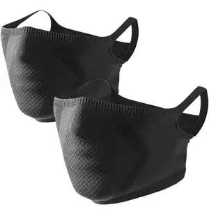 Breathable Windproof  Mask, 2-Count Half  Mask with Ear-Hook Design, Outdoor Sports  Cover for Running, Hiking, Cycling and Travel Face