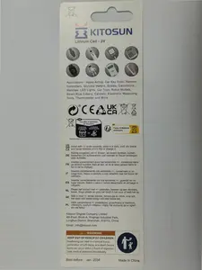 KITOSUN CR1616 3V Lithium Coin Battery – 3 Volt CR 1616 Lithium Cell Button Batteries Replacement for Car Key Fob Remote Control Honda Accord CRV Pilot Civic Acura TL TSX ZDX Keyless Entry Remote