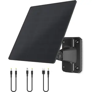 Trail Camera Solar Panel,  5000mAh Built-in , 12V/1A & 6V/1.5A Output, IP66 , High-Efficiency Power Durable Solar Charger Supply for Outdoor