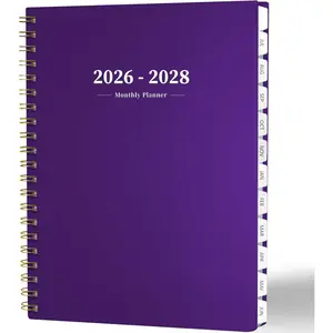 2026-2028 Monthly Planner - 2 Year Monthly Planner Calendar 2026-2028, Jul 2026 - Jun 2028, 8.5" x 11", 24 Months, Spiral-Bound, Tabs, Holidays, Notes, Ideal for School Office  Planning