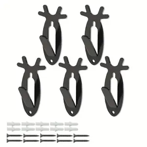 5/10Pcs Christmas European Mount Skull Wall Hanger Hook Deer Antelope Antler Mount Bracket Upgraded Version Organiser G-PLUS