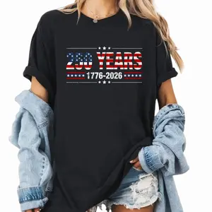250th Anniversary T-Shirt, America 250 Years Tee, USA 250th Independence Day Design, 4th of July Celebration, For  Men And Women.