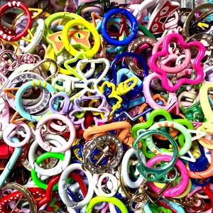 Key Difference, Colorful Metal Key Rings, Key Clips for DIY keychains, phone chains, bag chains and other DIY accessories