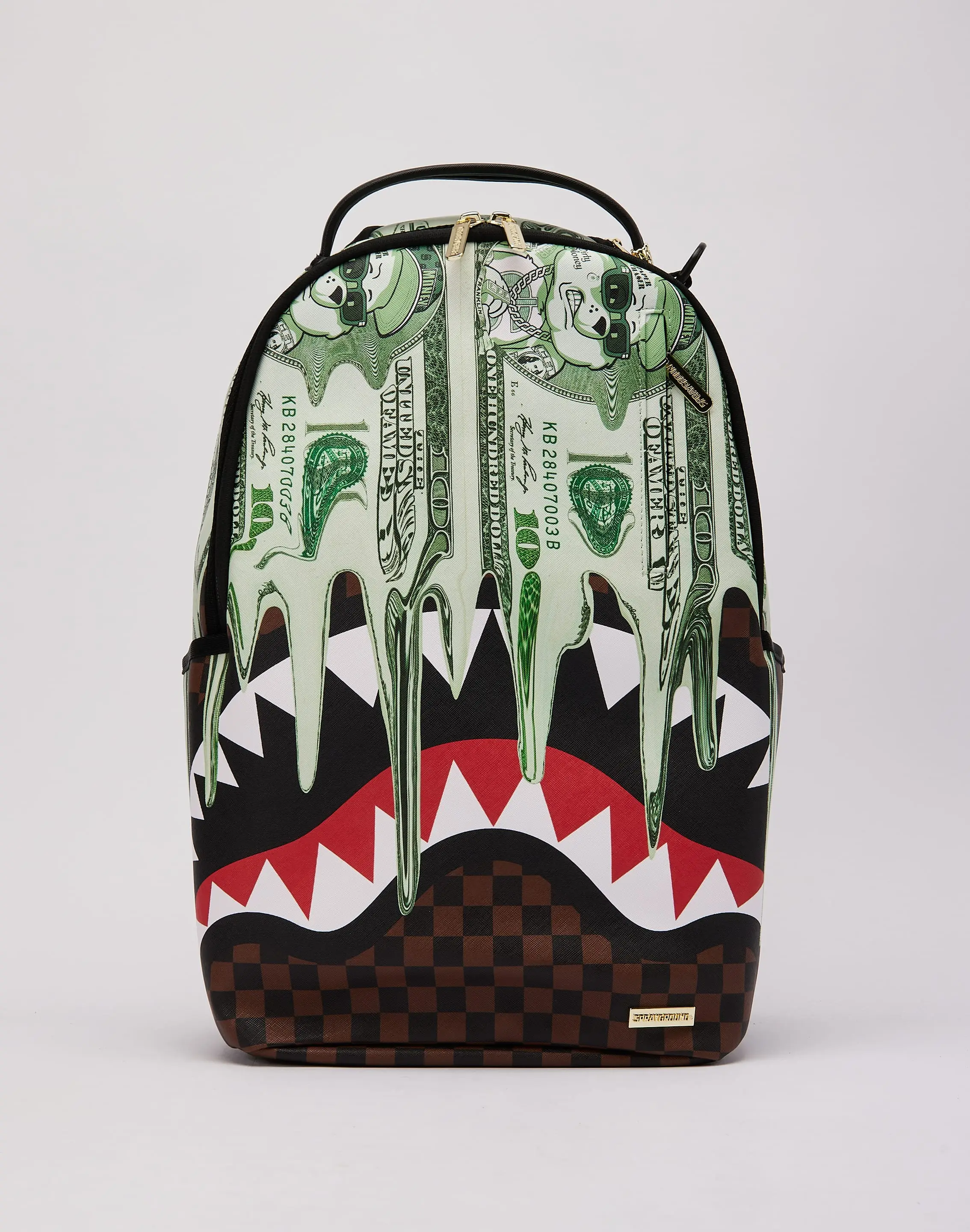 Mens Sprayground Money Drippin' Dollars Backpack Mens Sprayground Money Drippin' Dollars Backpack