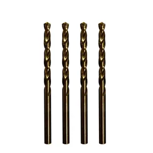 Metric M42 8% Cobalt Drill Bits for Stainless Steel and Hard Metal (6mm x 4 count)