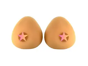 Pals Breast Forms Narrow Triangle Two-Toned Flesh level 1-5 A-DDD Cup size Womenswear Bra insert undergarment Comfort