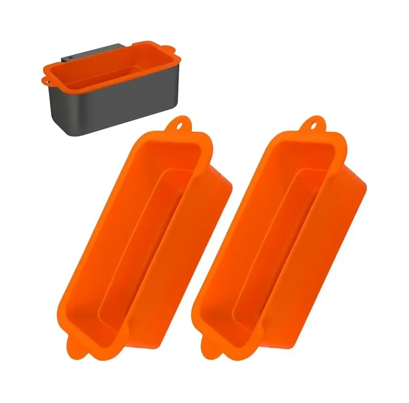 Silicone Grease Cup Liners  36 28 22 17 Inch Griddle, 2 Pack Reusable Grease Catcher Liner Grill Grease Tray Accessories .