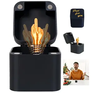 Funny Middle Finger Prank Box - Spring Surprise Annoying Gift Box, Gag Toy for Parties, Birthdays & Christmas, Perfect Novelty Gift for Friends, Family & Coworkers