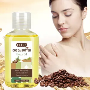 Cocoa Butter Body Moisturizing Oil 2.02 Fl.OZ, Deep Nourishing Hydration, Soothes Skin, Long-Lasting Water Lock, Fast Absorption, Full Body Use