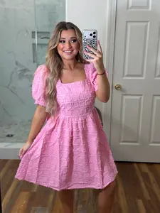 Pink Baby doll Dress