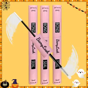 Lash Bond & Seal Waterproof Glue 2-in-1 Lash Cluster Glue for Puff Lash Clusters Eyelash Extensions Diy Cluster Lashes Adhesive Long Lasting Gentle Formula Comfortable Non Irritating Makeup Cosmetic