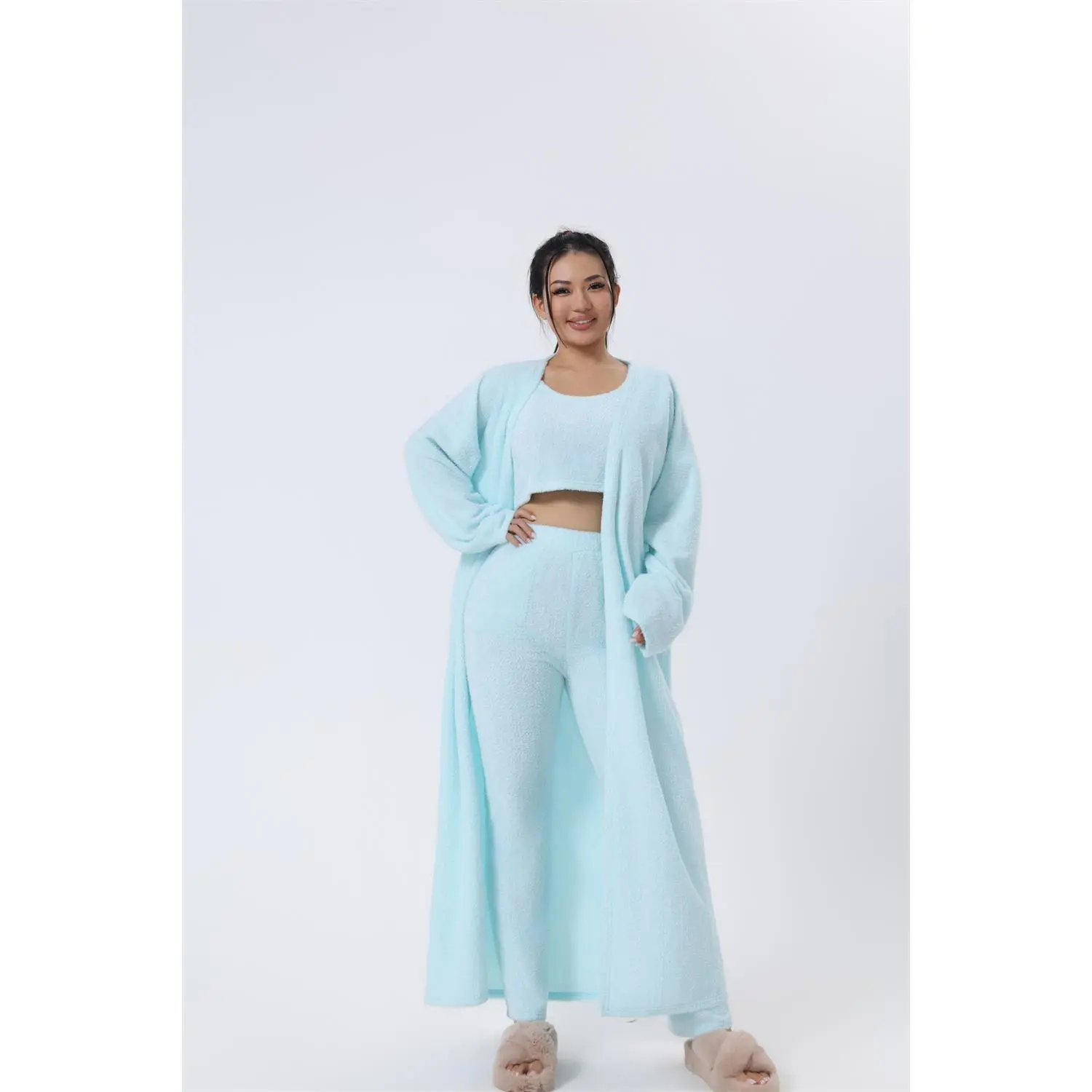 CloudKnit Luxury 3-Piece Lounge & Pajama Set