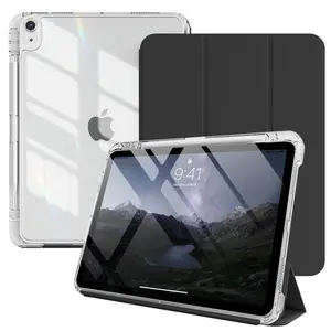 Transparent Smart Protective Case, Anti-Drop, Compatible with iPad 2026 Air 4 5 6 7 8 Air 4th/5th Gen M2/M3/M5/M4  Pro 13/12.9, Mini 6/7, Pen Slot ipad 10th gen 11th A16 mini 6/7 A17 Pro iPad 7/8/9 Tablet case cover Tablet Accessories