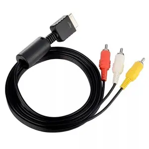 For Sony PS1 PS2 PS3 AV Audio Video Cable Cord RCA A/V 6Z Composite AV Cable US