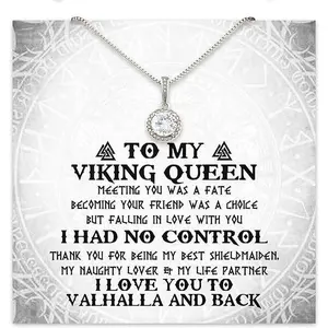 To My Viking Woman, To My Shieldmaiden, Female viking jewelry, Eternal Hope Necklace, viking jewelry for women, viking style jewelry, viking norse jewelry, viking neckless