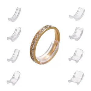 Adjustable Invisible Soft Ring Cushion Set, 8-Piece Jewelry Tool Kit, Size Adjustment for Diamond Rings, Handmade Accessories