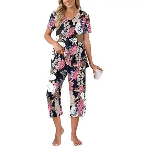 A2 pleated Fl Big Leaf Pink