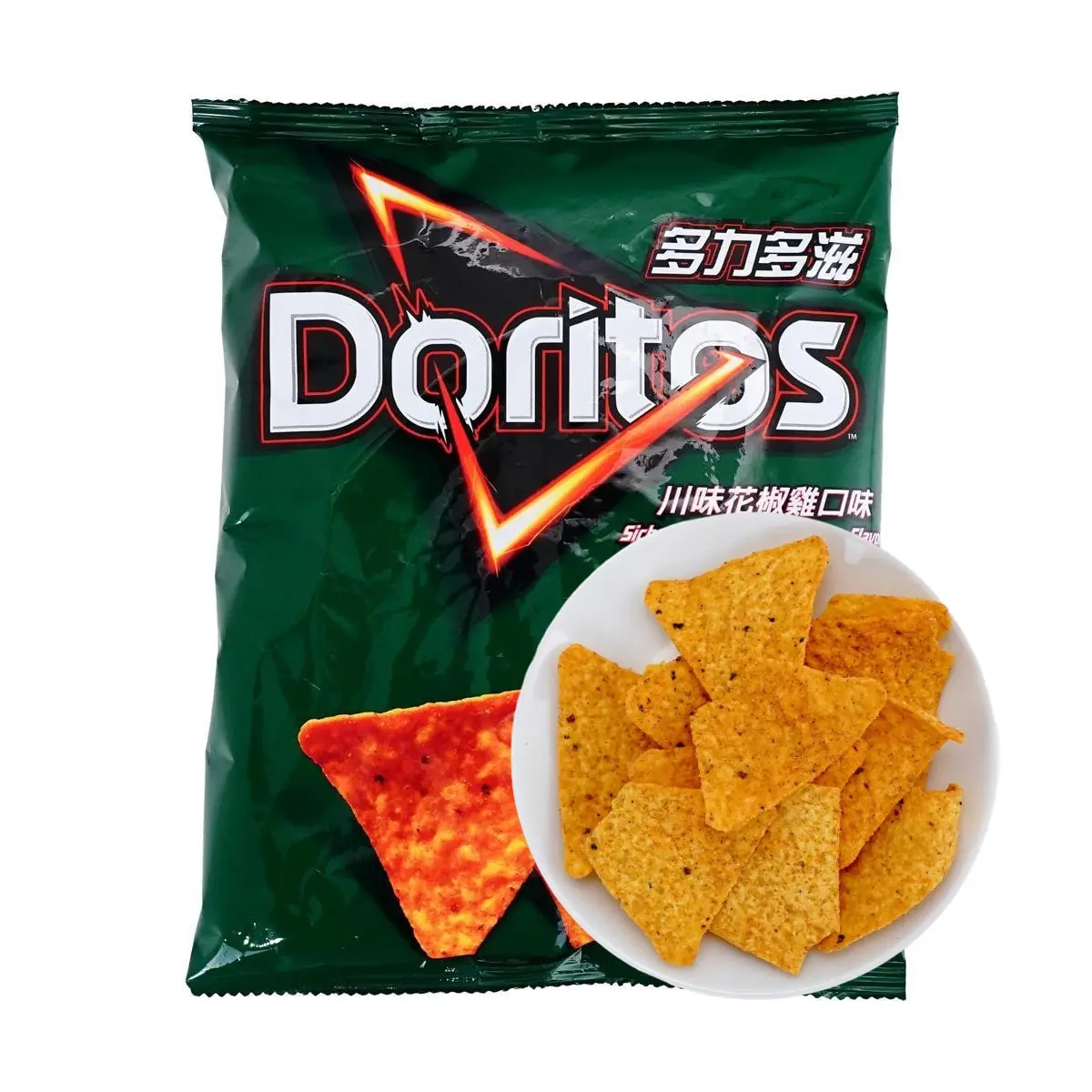 Doritos Taiwan Spicy Sichuan Chicken Flavor Corn Chips 68g - Authentic Asian Snack