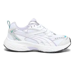PUMA Mens Morphic Lace Up Sneakers Shoes Casual - White