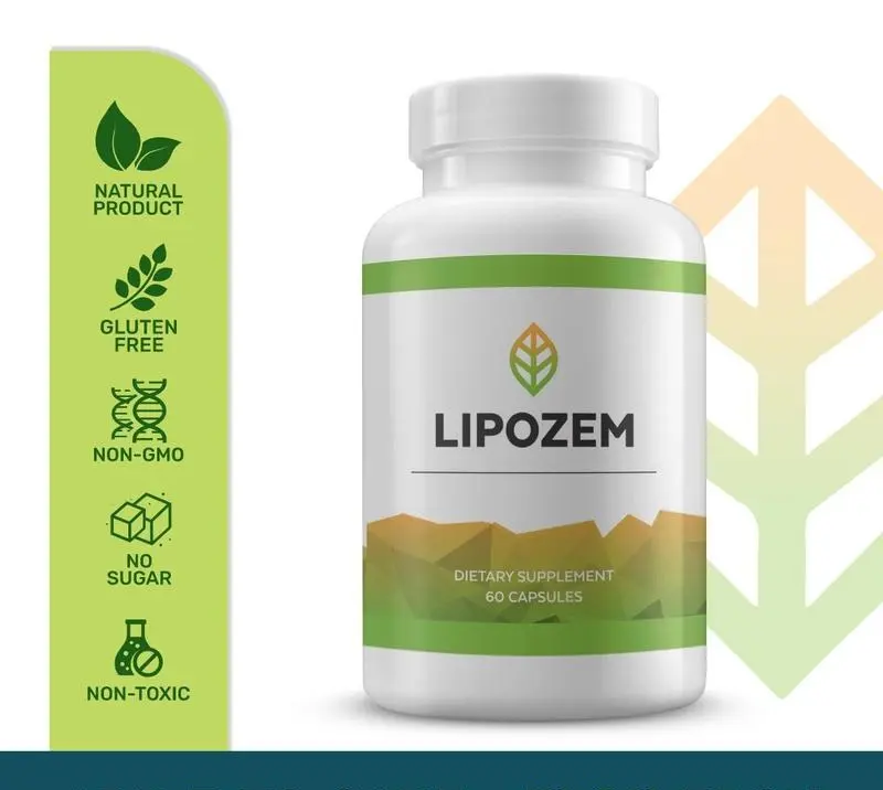 Lipozem - 100% Natural - 2 Caps/Day - Advanced BHB Formula - Healthcare Supplement dietary