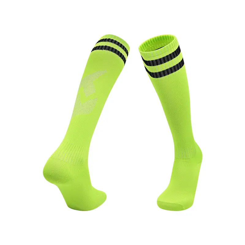 New thin breathable football socks, professional training long tube striped high-elastic football gear New thin breathable football socks, professional training long tube striped high-elastic football gear