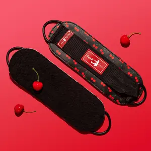 Black Cherry Cable Machine Ankle Straps for Women | Adjustable Glute Kickback Attachment