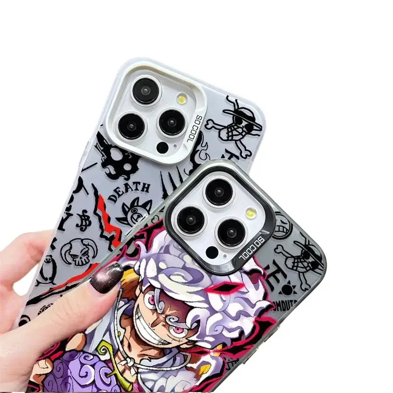 Hot Anime ONE PIECE MONKEY D LUFFY Phone Case for iPhone 12 17 Air Pro Max 16 15 11 14 13 Pro Max XS X XR Plus 8 7 SE 2020 Cover phone cases
