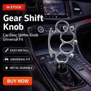 Car Gear Shift Knob | Universal Shifter Handle | Aluminum Alloy | Easy Install