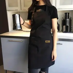 Waterproof Oil-Resistant Apron Set, Adjustable Size 32.09x27.36 Inches, Unisex Kitchen Cooking Apron, Ideal for BBQ, Coffee Shop, Beauty Salon