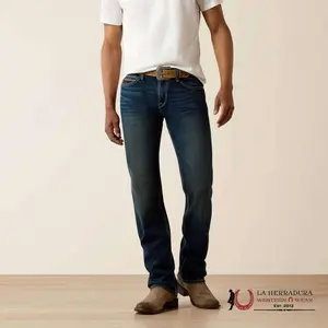 ARIAT Mens Jean Stirling Drake M7 Slim Fit Straight Leg 10041092- Menswear Casual Pants Soft Shell Streetwear Beige