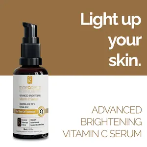 Advanced Brightening Vitamin C Serum – 10% Pure Ascorbic Acid for Radiant, Even Skin Tone