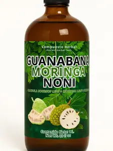 Natural Herbal Soursop Graviola Bitters Liquid Tonic - 975ML (33Fl oz) Guanabana Leaf Extract Jugo, Healthcare Dietary Liquids, Supports Digestion & Immune Boost for US Adults
