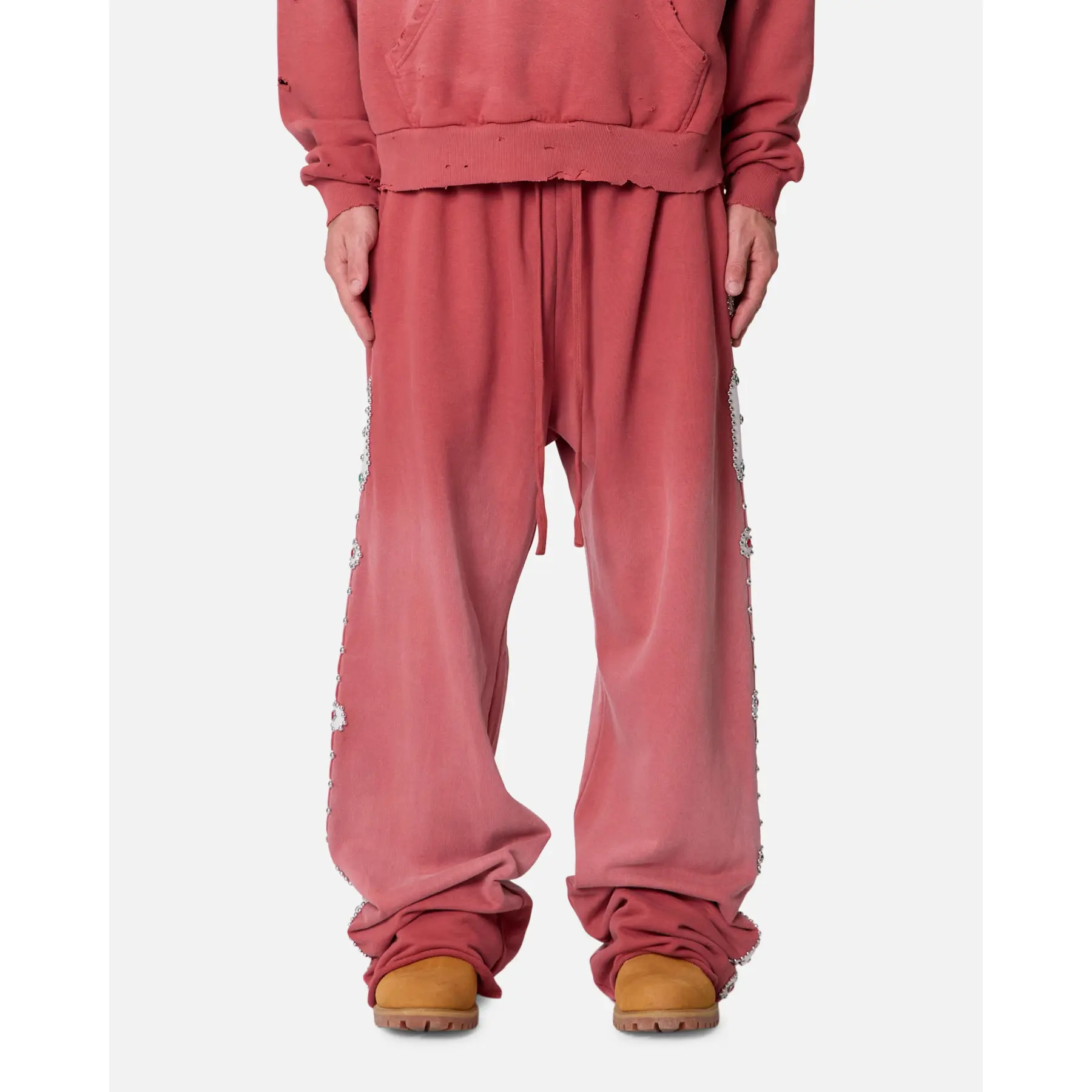 MNML Mojave Sweatpants Washed Red