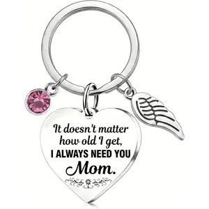 Mothers Day Gifts from Daughter Son, Mom Birthday Valentines Day Christmas Gifts Keychain Mother Stocking Stuffers