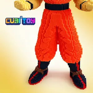 CubiTOY Animation Giant Super Saiyan Kakarot (24,125 PCS) Micro 3D Building Block Model