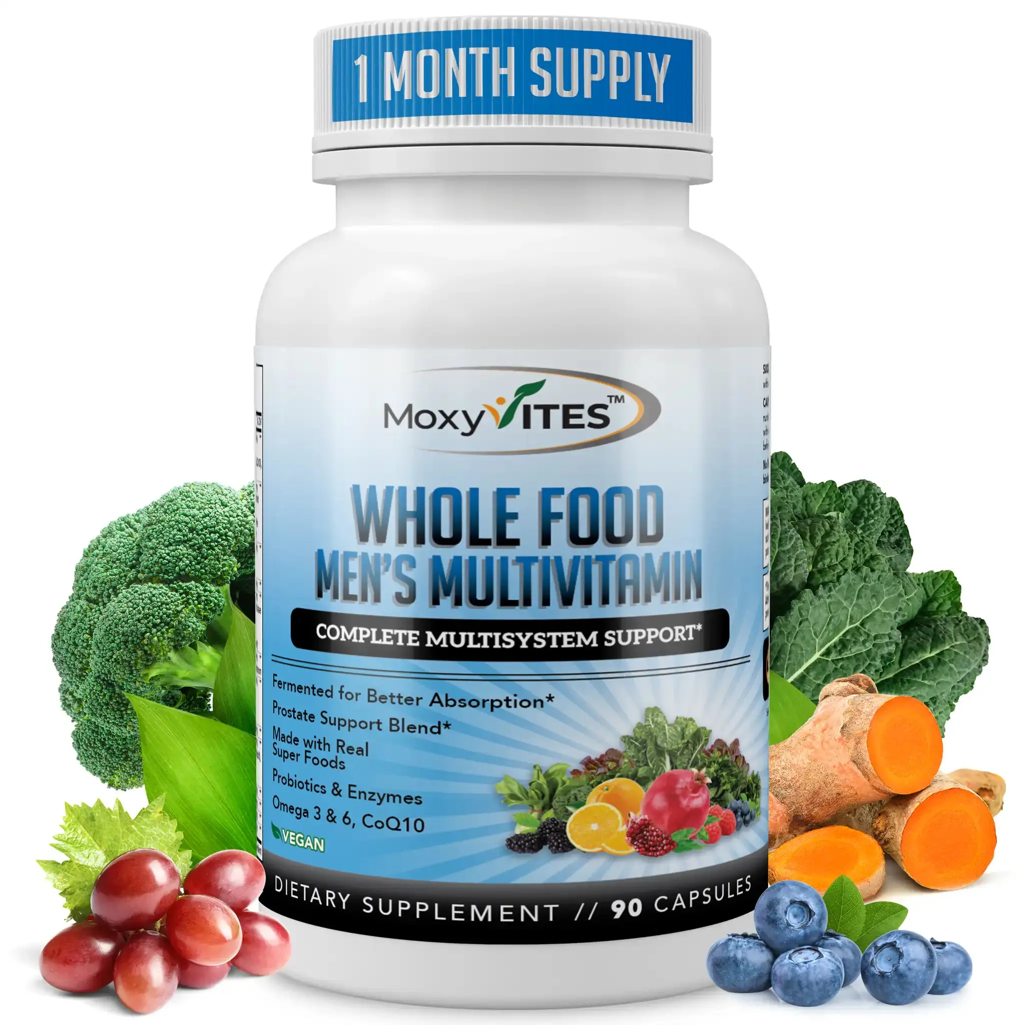 Methylated Multivitamin for Men with 44 Whole Foods