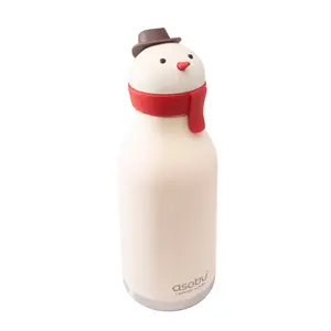 Snowman Bestie Stainless Steel Water Bottle