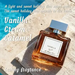Dreamy Vanilla Perfume 50ML, Natural Fragrance, Elegant Unisex Scent, Perfect Gift for Valentine's Day & New Year, Daily Use