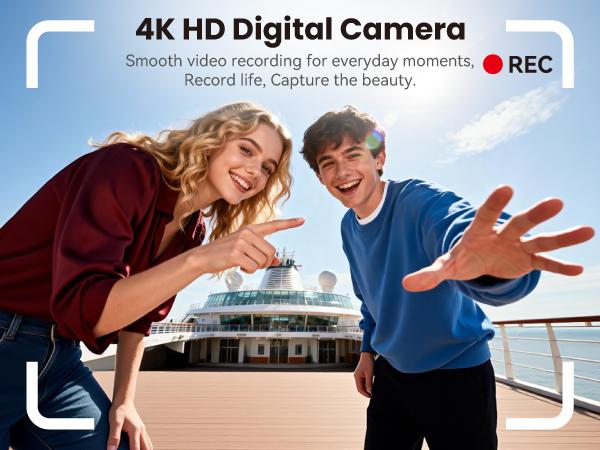 Mini Digital Camera & Keychain Camera - Mini Retro Camera Combo! Vintage Tiny Camera with Lanyard, 1080P HD, Portable Pocket Camera for Travel, Best Gift for Kids & Adults