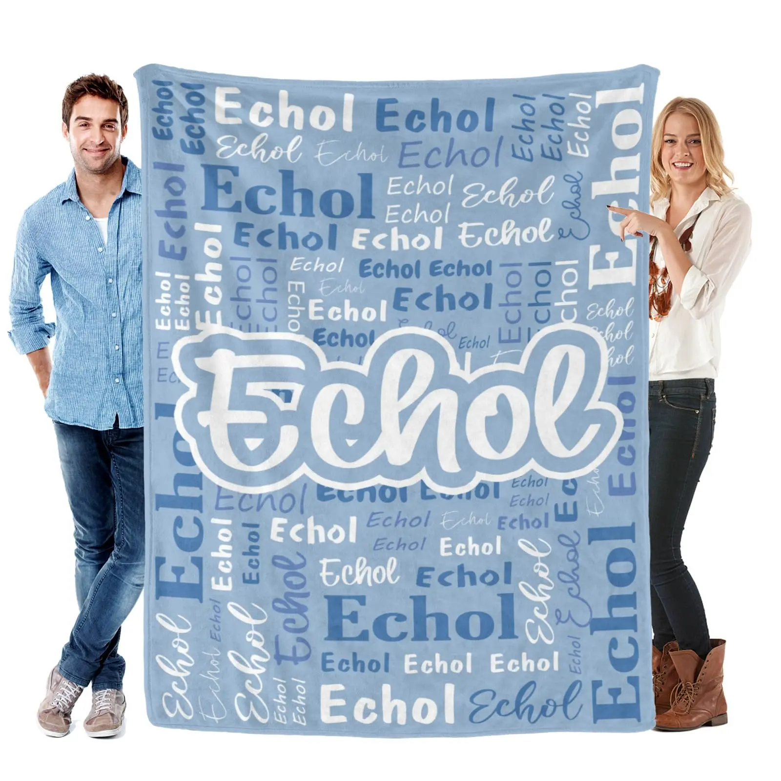 Personalized names blankets  for kids  adults. Custom name blankets, throw flannel customized blankets monogrammed for  boys and girls.