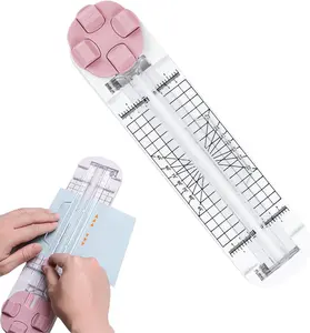 4-in-1 Multi-Function Paper Trimmer with 4 Interchangeable Blades for A4/Photo/Card Precise Corte E Desenho Estável for Crafting & Office Use Cardboard Cutter Cutting Supplies Scrapbook Materials Hard Plastic Multifunctional Stationery Wedding