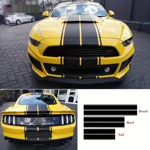 [Fashion Car Stickers] 6PC Fashion Car Stickers| Parallel Line Style, Suitable for Any Vehicle, Including SHELBY Mustang GT350 and GT500-G