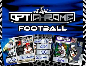 *NEW* 2025 Leaf Optichrome Football Hobby Box/Jumbo Hobby Box