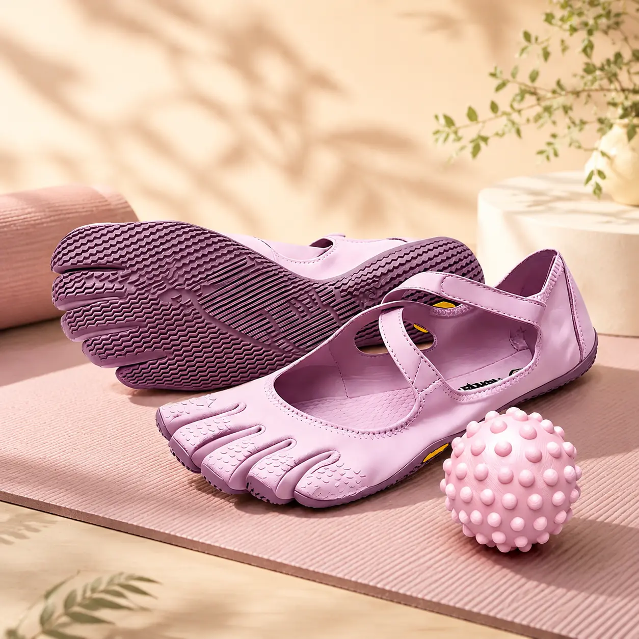 Women Adjustable Cross Strap Five Toe Barefoot Yoga Shoes Non Slip Quick Dry Aqua Socks for Pilates Beach Swimming Gym Workout Training