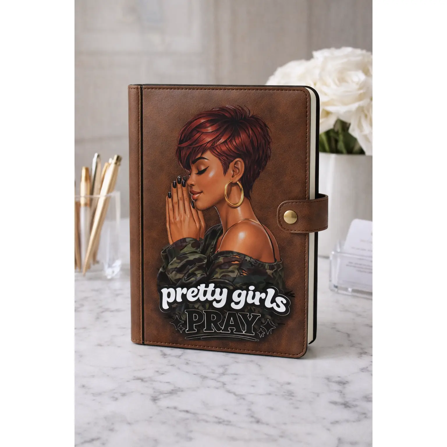 Pretty Girls Pray UV DTF Transfers